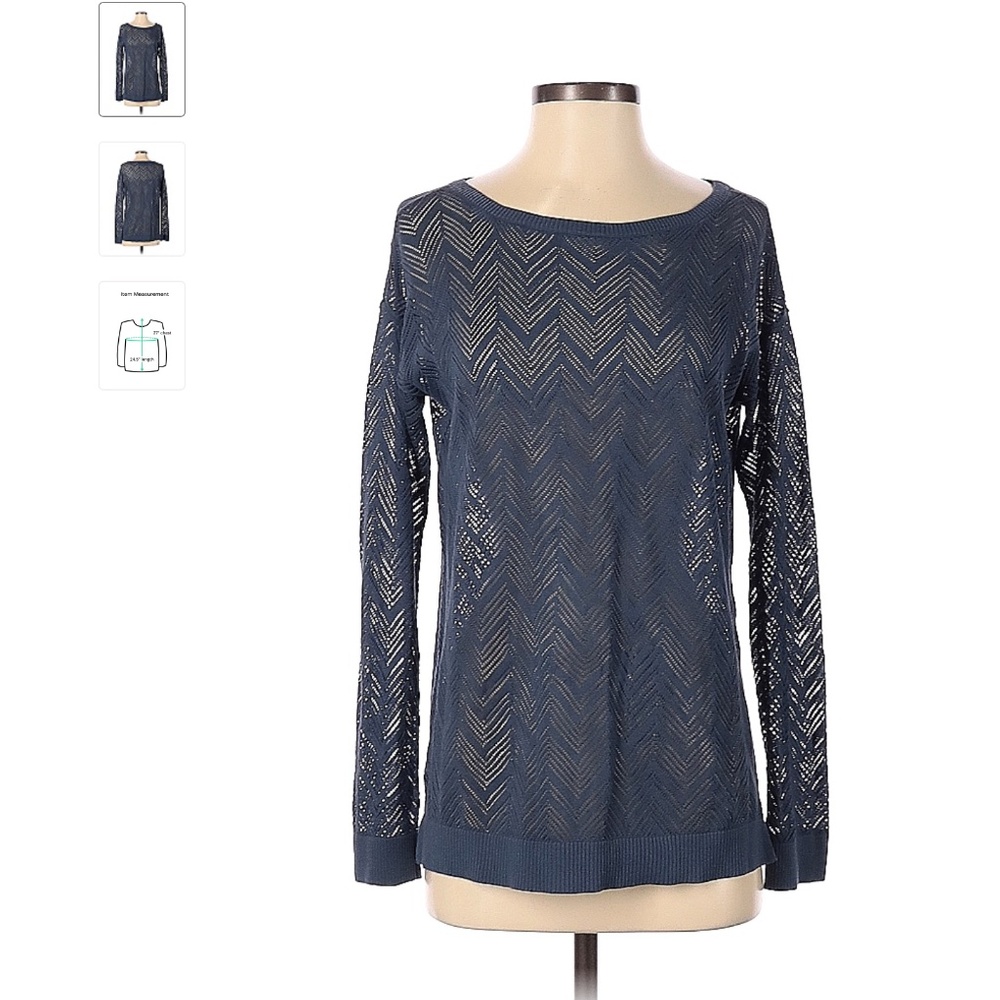 Ann Taylor open weave pullover sweater